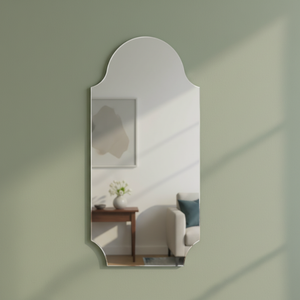 Premium Rectangular Wall Mirror 35" x 17.5" | Modern Decorative <b>Vanity</b> Mirror for Bathroom <b>Bedroom</b> Living Room Durable Frame - Product Image 2