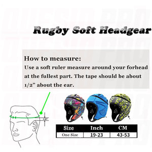 Casque de rugby réglable pour enfants et jeunes, casque de football 7v7 avec rembourrage souple, casque de scrum respirant, protection de la tête pour le flag football - Product Image 2