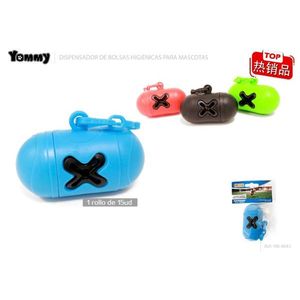 Distributeur de sacs à déjections pour animaux Yommy, 15 sacs, design compact et portable pour chiens et chats - Product Image 2