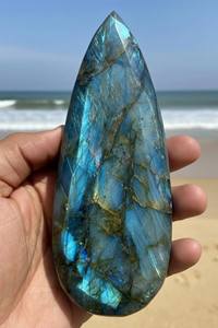 Piedras Preciosas de Rafay de Alta Calidad, Cuarzo Blanco Natural, Corte Pera, Gema en Bruto, Mineral de Rajastán para Joyería, 4000-4500 Ct - Product Image 5