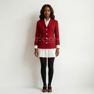 Cosh International Greek Apparel Delta Sigma Brotherhood Elegant Women Wool Blend Blazer Women Full Sleeve Notched Collar - Product Image 1