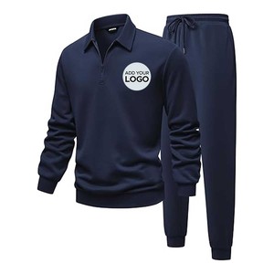 <b>Razers</b> Impex 100% Cotton Winter Casual Breathable Woven Knitted French Terry Flared Zip-Up Tracksuit Set <b>for</b> <b>Men</b> - Product Image 6