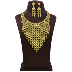 Wholesale 14K 18K 24K Micron Gold Turkish & Dubai Style Heavy Bridal Jewelry <b>Set</b> African Traditional Wedding Fashion Jewelry <b>Set</b> - Product Image 1