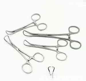 Pinza Curva para Toallas, Instrumento Quirúrgico de Hospital, Pinza Antideslizante para Toallas Quirúrgicas - Product Image 5