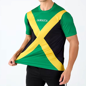เสื้อฟุตบอลแบบสั่งทำพิเศษ ไซส์พลัส สำหรับทีม ผลิตจากโพลีเอสเตอร์ 100% ระบายอากาศได้ดี แห้งเร็ว คอวี แขนสั้น พิมพ์ลายแบบซับลิเมชั่น - Product Image 2