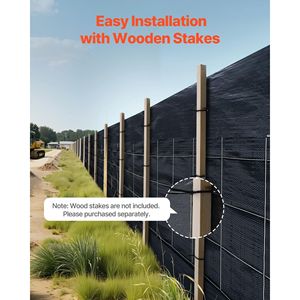 Rotolo di tela non tessuta industriale 2 x 100 piedi con supporto in filo metallico per recinzione antierosione e controllo sedimenti - Product Image 5