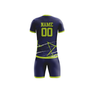 Custom Sublimated Soccer Uniform Set for Men Football Jersey and <b>Shorts</b> Quick Dry Team Wear OEM Wholesale - Product Image 4