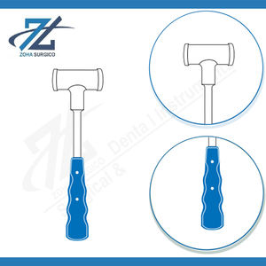 Ensemble d'instruments chirurgicaux ZOHA SURGICO de haute qualité, manche en acétal bleu 275 mm, acier inoxydable chirurgical certifié CE, chirurgie générale - Product Image 3