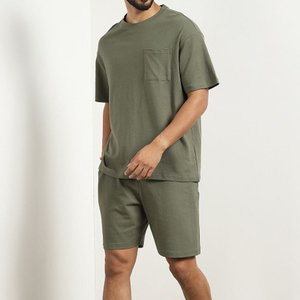 Two Piece Casual Wear Men T Shirt Shorts <b>Set</b> Sportswear Workout Running Fitness Wear Printed <b>Twin</b> <b>Sets</b> for Men OEM Service - Product Image 3