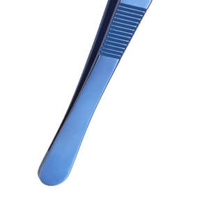 Pinzas Adson de acero inoxidable 1x2 para tejido, instrumento manual con certificación CE, para uso en trasplante capilar, colores y diseños personalizados - Product Image 5