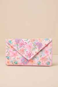 Bolso de mano elegante con bordado de cuentas para mujer, bolsos de mano con cuentas para niñas y mujeres - Product Image 3