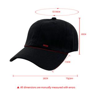 Gorra de Béisbol Unisex de 6 Paneles, Color Sólido, Poliéster Twill, Transpirable, Impermeable, Ajustable, con Botón, para Adultos - Product Image 4