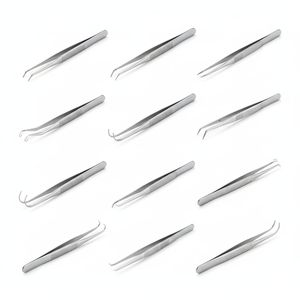 Pinzas Quirúrgicas Oftálmicas Multipack con Puntas Surtidas de Acero Inoxidable, Kits de Entrenamiento para Uso Hospitalario, Certificación CE, Microdisección - Product Image 1