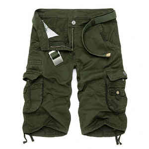 Pantalones Cortos Tácticos de Caza para Desierto con Cinturón Ajustable, Transpirables, hasta la Rodilla, Ropa de Trabajo, Pesca, Senderismo, Camuflaje - Product Image 5