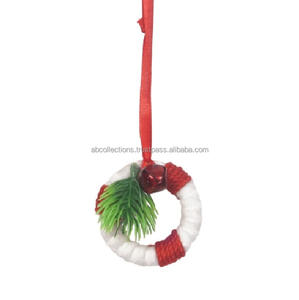 Sustainable Cane and Bead Handicraft Christmas <b>Hanging</b> <b>Ornaments</b> Wicker Decor Factory Wholesale - Product Image 4
