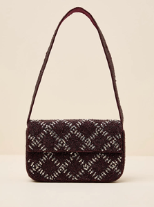 Magnifique sac à main brodé de perles florales pour femmes avec détails faits à la main et perles colorées - Product Image 3
