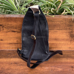 Bolsos cruzados de piel de vaca de nueva moda para hombres y mujeres, riñoneras con tirantes, monederos, bolso de cinturón, bolso cruzado de hombro en el pecho de cuero genuino - Product Image 5