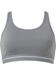 Sujetador Deportivo Simple sin Costuras para Mujer, Transpirable, Ligero, Elástico, con Logotipo Frontal, para Gimnasio, Yoga, Correr, Fitness, Entrenamiento - Product Image 2