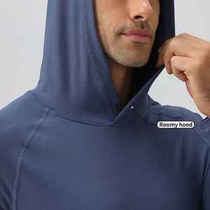 Survêtement de jogging unisexe en polyester de haute qualité, avec sweat à capuche entièrement zippé, coupe-vent, respirant, personnalisable avec logo, pour la course et le sport - Product Image 4