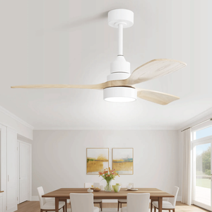 Ventilatore da Soffitto in Legno Massello da 48 Pollici con Luce Dimmerabile e Motore DC Reversibile a 6 Velocità - Product Image 2