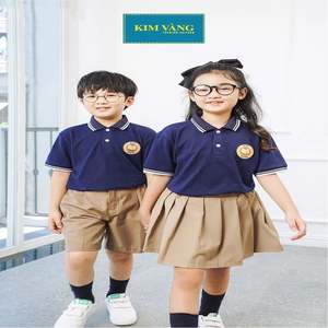 Conjunto de Uniforme Escolar para Niños y Niñas de Secundaria, Parte Superior e Inferior, con Logotipo Personalizado - Product Image 6