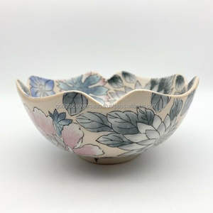 Cuenco de cerámica con calcomanías Cuenco de cereal de cerámica Cuencos de porcelana de diseño personalizado Muestra gratis de la India al por mayor - Product Image 1