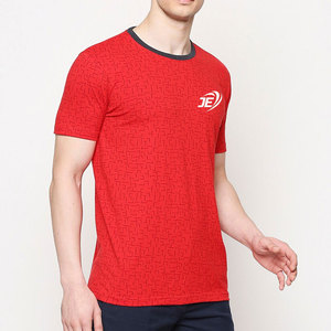 เสื้อยืดคอตตอน 100% ดีไซน์ใหม่ล่าสุด สไตล์สตรีทแวร์ พิมพ์โลโก้ตามสั่ง ทรงหลวม ราคาส่ง สำหรับผู้ชาย - Product Image 5