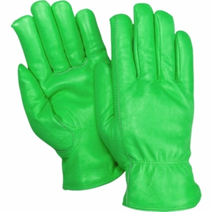 Gants de conduite en cuir de chèvre pleine fleur robustes, classés parmi les meilleurs, pour la protection des mains et des bras en milieu industriel et pour le jardinage domestique - Product Image 3