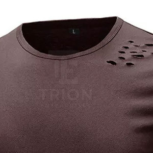 T-shirt déchiré de haute qualité au design tendance à vendre – Collection 2026 – T-shirts décontractés de style classique en ligne - Product Image 5