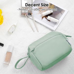 Wide Open Women's Travel Cosmetic Bag Organizer with Compartments <b>Makeup</b> & Toiletries <b>Storage</b> Girls' <b>Makeup</b> Bag - Product Image 3
