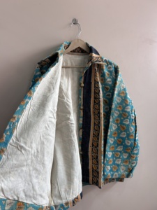 Vintage Recycle <b>Kantha</b> Handmade Baggy Oversized <b>Jacket</b> Unisex Shirt - Product Image 5