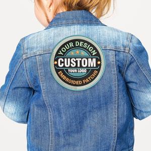 Patch brodé personnalisé, patchs logo personnalisés, patch logo thermocollant - Product Image 4