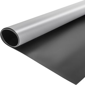 Pavimento da Ballo Portatile 6.6x15.7ft, Spessore 1.5mm in PVC Grigio/Nero, per Pratica di Danza con Spessore 5mm - Product Image 1