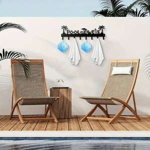 Decorazione Murale in Metallo Antiruggine Stile Costiero con Ganci Utilitari e Design Impermeabile - Arredamento Casa - Product Image 2