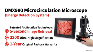 กล้องจุลทรรศน์ดิจิตอล DMX980 กำลังขยาย 320 เท่า หน้าจอ LCD ระบบตรวจจับพลังงาน รับประกัน 1 ปี - Product Image 3