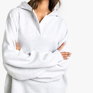 Sudaderas con Capucha Personalizadas para Mujer, Tallas Grandes, Casuales, de Invierno, Manga Larga, con Capucha, Diseño Sólido - Product Image 4