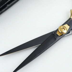 Ciseaux de coiffure professionnels KAAMIR INSTRUMENTS KI-BS-390 en acier inoxydable, légers, 32 dents, manche moyen, prix de gros - Product Image 6