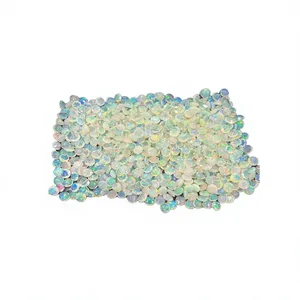 Venta al por mayor de ópalos naturales etíopes, cabujones de corte cojín, gemas sueltas de 4-8mm con juego de color/efecto fuego para fabricación de joyas - Product Image 1