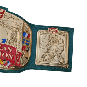 Cinturón de Campeonato Europeo de Lucha Libre, Diseño de Placa Dorada, Cinturón de Título Deportivo Coleccionable de Alta Calidad - Product Image 4