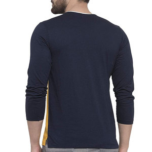 T-shirt de sport pour homme, tricoté, brodé, décontracté, à manches longues, léger, respirant, pour la salle de sport - Product Image 2