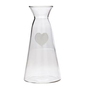 Elegante taza de café de vidrio de borosilicato de 450mL y juego de jarra en forma de corazón, vasos soplados a mano para ocasiones especiales - Product Image 2