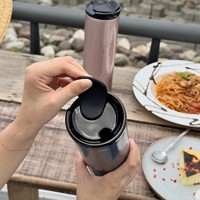 MARU 24oz Botol Vakum Dinding Ganda Portabel SUS 316 Baja Tahan Karat Lapisan Keramik Titanium Tutup Silikon Putar Minimalis