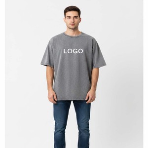 T-shirt Homme Oversize Personnalisé de Haute Qualité en Coton 100% avec Impression Frontale, Séchage Rapide et Respirant, Logo Personnalisé – Vente en Gros - Product Image 3