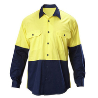 Chemise de sécurité haute visibilité ANSI, vêtements de travail réfléchissants, respirants, à manches longues, vêtements de sécurité pour la construction, logo personnalisé OEM