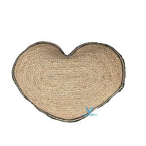 Meilleur choix : Pouf ottoman décoratif en jonc de mer tressé à la main pour salon, chambre, hôtel - Fournisseur en gros - Product Image 3