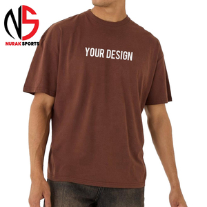 Heavy Weight Oversized Drop Shoulder <b>T</b> <b>Shirts</b> Custom Print <b>Men's</b> Breathable 100% cotton <b>T</b>-<b>shirt</b> for <b>men</b> loose fit printed 2026 - Product Image 4
