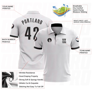 Camisa Polo de Golf Personalizada para Hombre, Elegante, Transpirable, de Secado Rápido, para Uniformes Deportivos de Golf y Ropa Casual de Negocios - Product Image 5