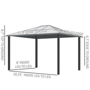 Gazebo/Pergola da Giardino con Tettoia per Esterni, Ottima Visibilità e Ottimizzazione SEO - Product Image 3