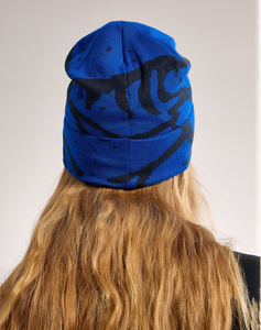 Bonnet tricoté recyclé personnalisé, chapeau d'hiver durable, marque privée OEM ODM, bonnet tricoté écologique, vente en gros, mode - Product Image 2