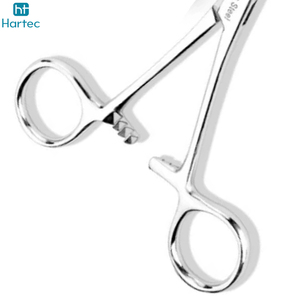 Non Slip Durable 18cm Good Supplier With Best Price Easy To Use Fully Customized Made Stainless Steel Material <b>Piercing</b> <b>Clamps</b> - Product Image 6